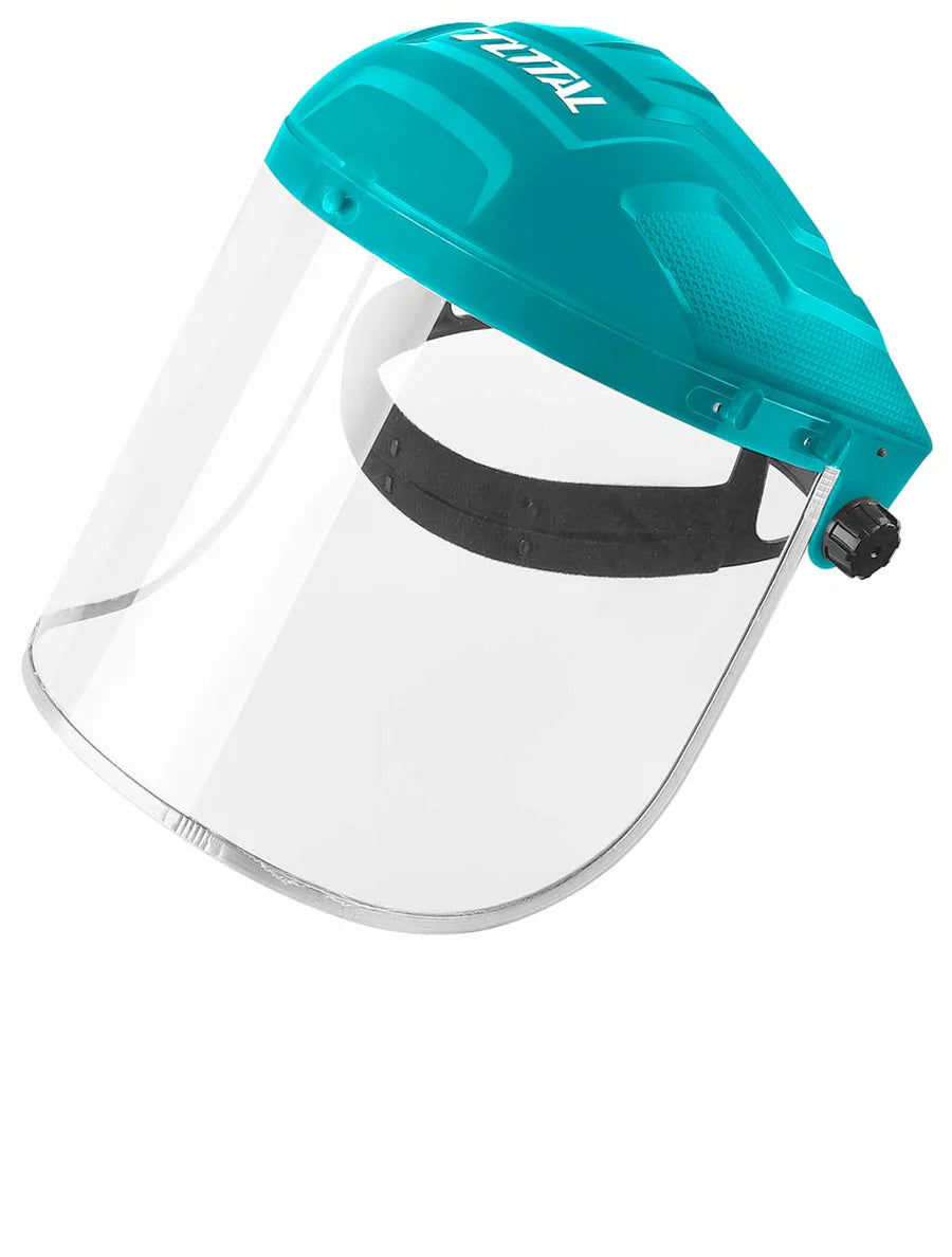 Total Face Shield TSP631 - Impact Resistant with Adjustable Headgear Total
